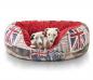 Preview: Knuffelwuff Hundebett Alidho aus Velours Union Jack