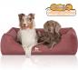 Preview: Knuffelwuff Orthopädisches Wasserabweisendes Hundebett Malou aus Velours mit Handwebcharakter